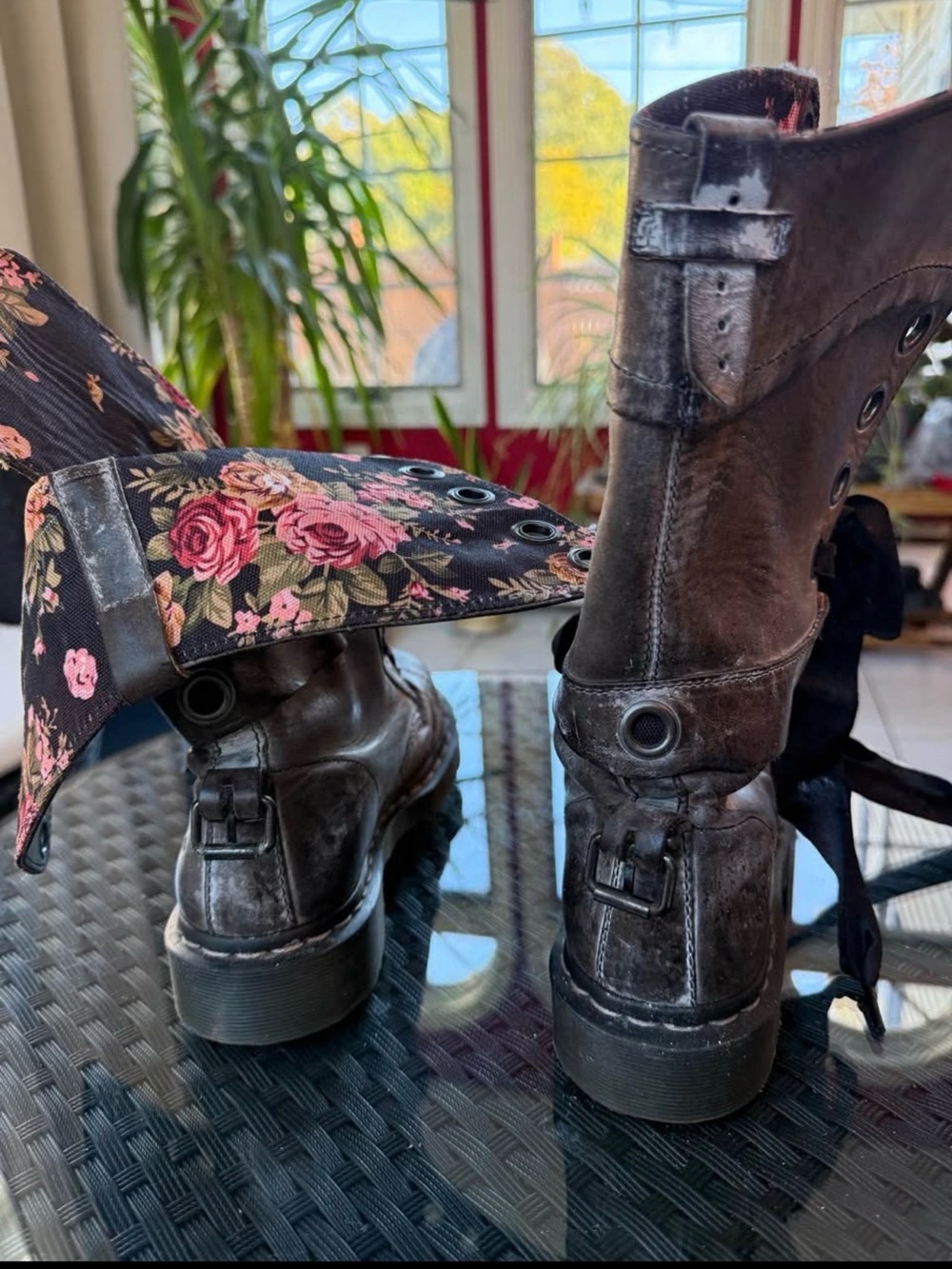 Dr. Martens 1914 Triumph rare vintage floral boots